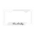 TAB Metal License Plate Frame