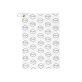 Golf Towel — Hex Logo Pattern Golf Club Towel with Grommet Ring